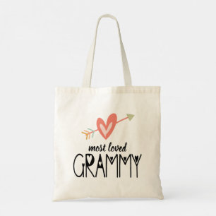Most Loved Grammy Tote Bag