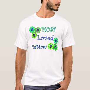 "Most Loved MeMaw" Mother's Day Gifts T-Shirt