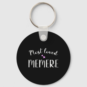 Most Loved Memere Cute Hearts Key Ring