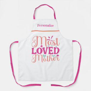 Most Loved Mother Gift for Mum Kitchen Apron