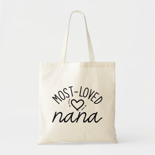 Most-Loved Nana Tote Bag (Front)