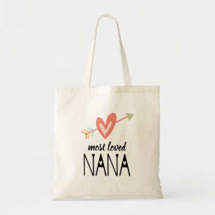 Most Loved Nana Tote Bag