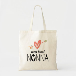 Most Loved Nonna Tote Bag