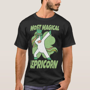 Most Magical Lepricorn  St Patrick s Day Dabbing U T-Shirt