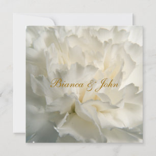 Most Popular and Elegant White Wedding Invitation