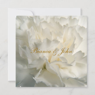 Most Popular and Elegant  White Wedding Invitation