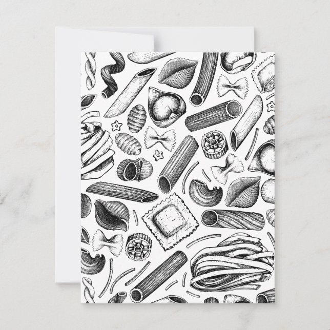 "Most Popular Italian Foods & Dishes" Holiday Card (Front)