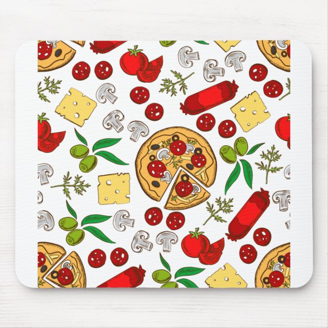 Most Popular Italian Foods & Dishes, Risotto , Piz Mouse Mat (Front)
