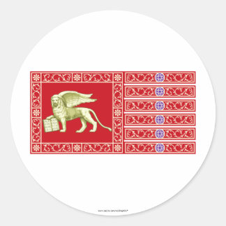 Most Serene Republic of Venice Flag Classic Round Sticker