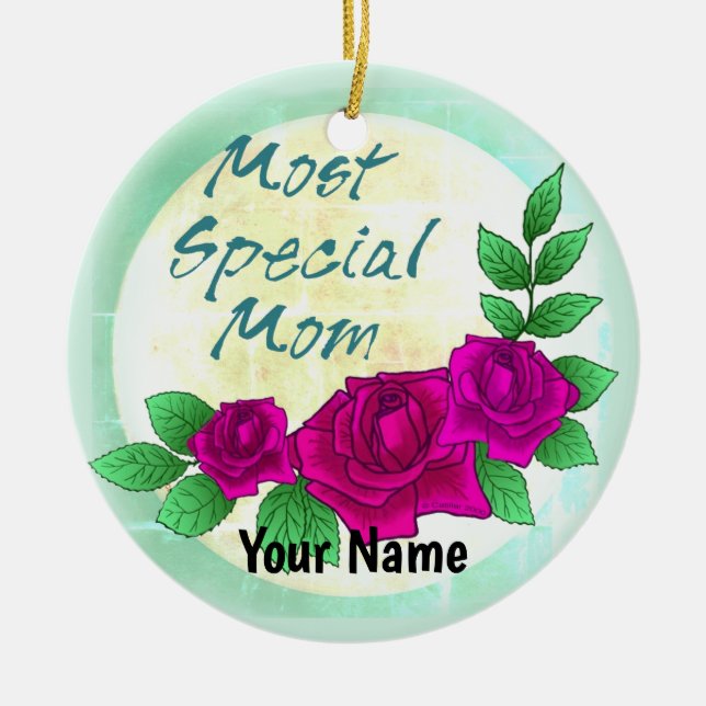 Most Special Mum   ornament (Front)