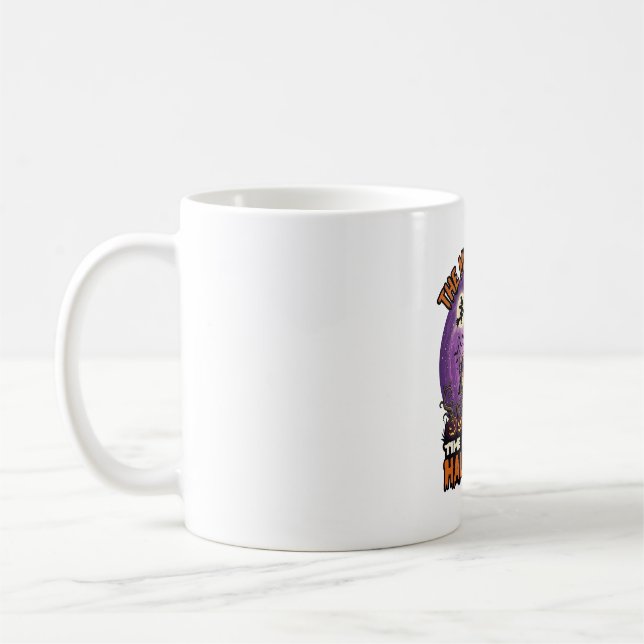 Most Spooky Halloween Haunted House Witch Pumpkins Coffee Mug (Left)