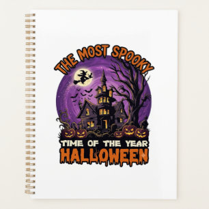 Most Spooky Halloween Haunted House Witch Pumpkins Planner