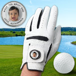 Most Tee-Riffic Dad Modern Custom Photo Golfer  Golf Glove<br><div class="desc">Most Tee-Riffic Dad... Two of your favourite things , golf and your kid ! Now you can take your kid with you as you play 18 holes . Surprise the Dad and Golf Lover with these super cute photo custom golf gloves with golf ball markers and matching golf accessories ....</div>