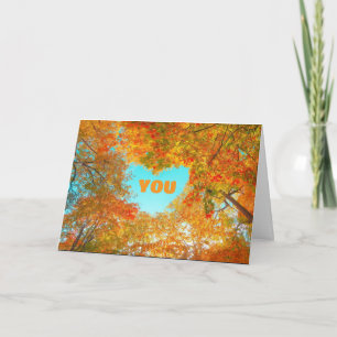 MOST "THANKFUL FOR YOU" THANKSGIVING CARD