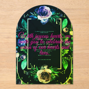 Most Trending Clear Acrylic Invitation Cards by Za