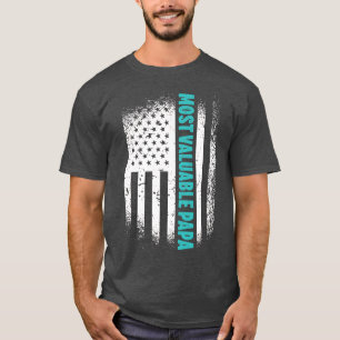 Most Valuable Papa Dad Fathers Day T-Shirt