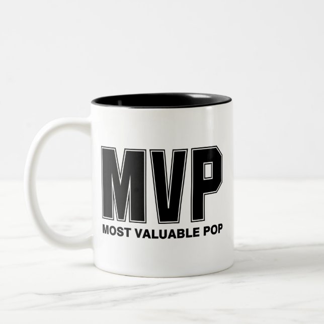 Most Valuable Pop Two-Tone Coffee Mug (Left)
