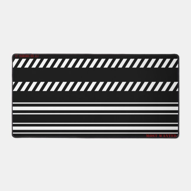 most wanted fans  desk mat (Front)
