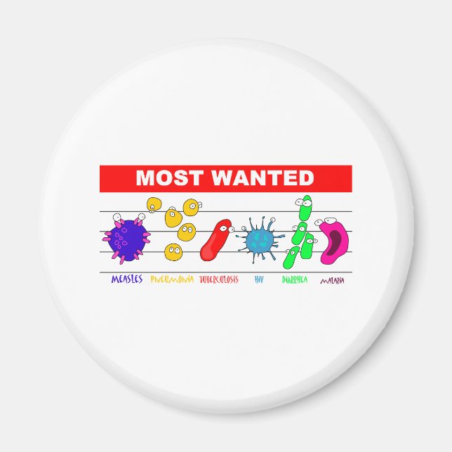 Most Wanted Magnet (Front)