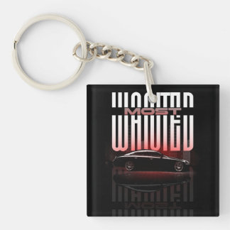 Most Wanted Street Racer Acrylic Keychain