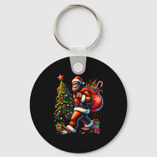 Most Wonderful Christmas Bigfoot Christmas Tree Li Key Ring