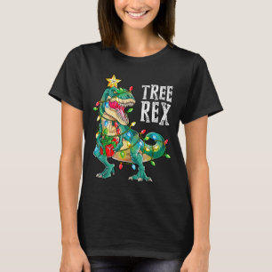 Most Wonderful Christmas Co Dinosaur Christmas Tre T-Shirt