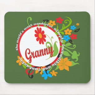 Most Wonderful Simply Incredible Fantastic Granny Mouse Mat