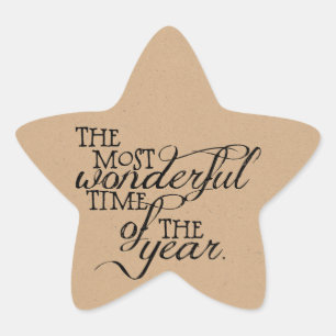 Most Wonderful Time Christmas Stickers