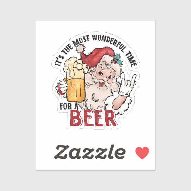 Most Wonderful Time for a Beer (Sheet)
