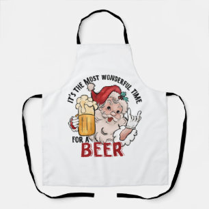 Most Wonderful Time for a Beer Apron