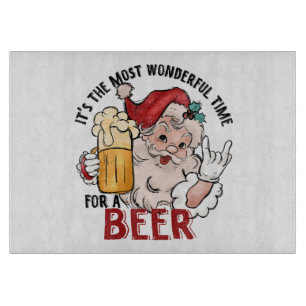 Most Wonderful Time for a Beer Cutting Board