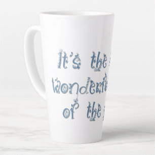 Most Wonderful Time Holiday Latte Mug