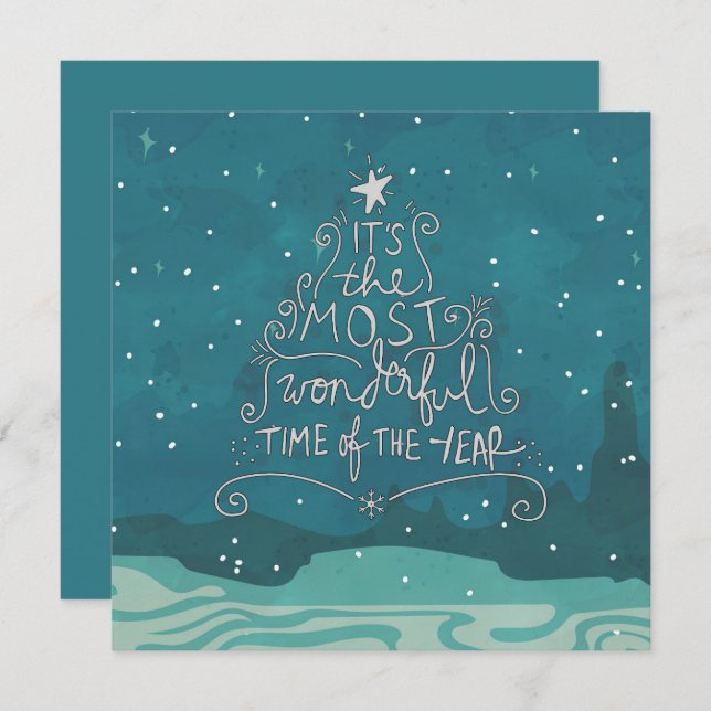 Most Wonderful Time Invitation (Front/Back)