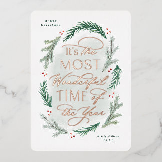 Most Wonderful Time of the Year Christmas Card