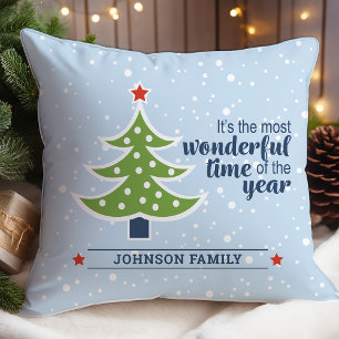 Most Wonderful Time of the Year Christmas Cushion