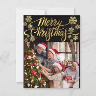 Most wonderful time Of The Year Christmas Photo Holiday Card