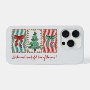 Most Wonderful Time Of The Year Coquette Christmas iPhone 15 Pro Case