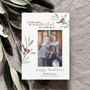 Most Wonderful Time of the Year Holiday Photo