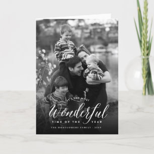Most Wonderful Time Of The Year Holiday Photo Card