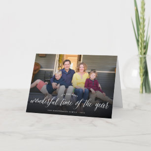 Most Wonderful Time Of The Year Holiday Photo Card