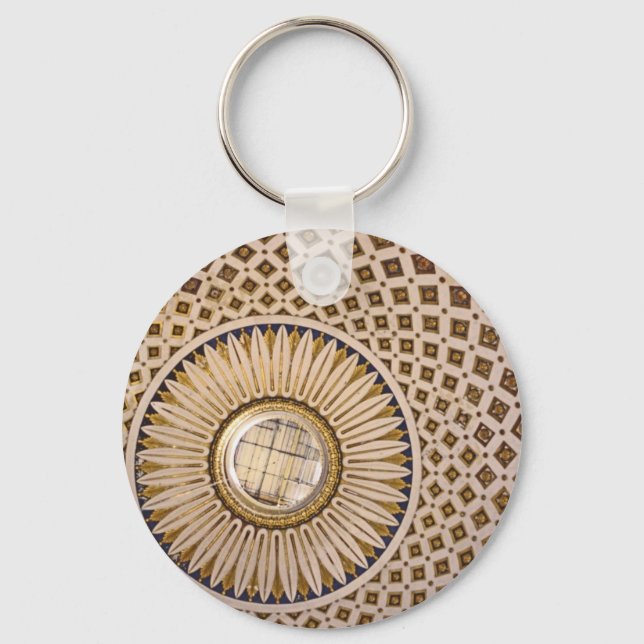 Mosta Rotunda Interior, Malta Key Ring (Front)