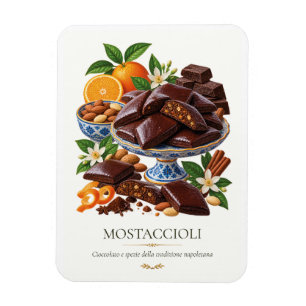 Mostaccioli – Vintage Italian Dessert Magnet