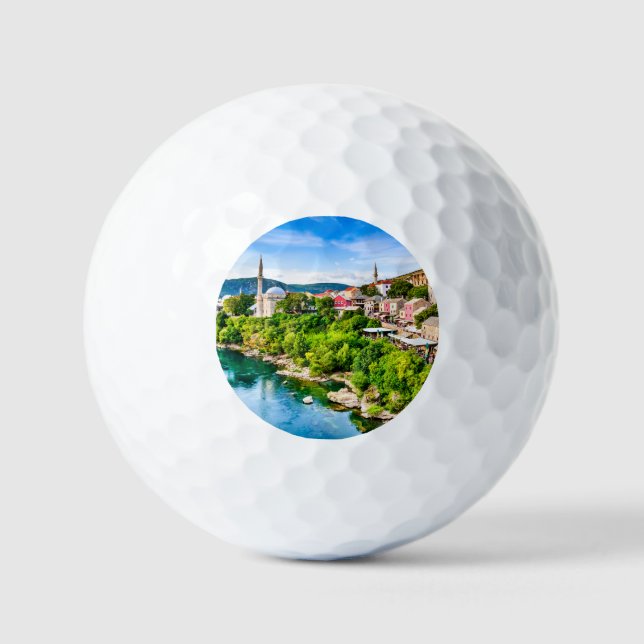 Mostar Bosnia and Herzegovina Golf Balls (Front)
