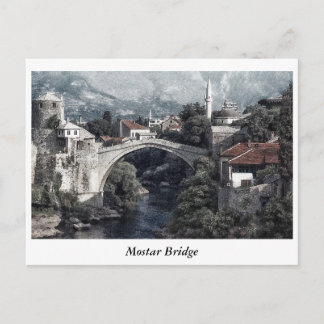 Mostar Bridge Postcard