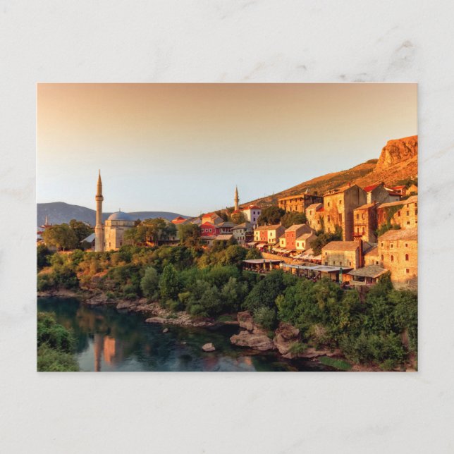 Mostar old city, Bosnia and Herzegovina Postcard (Front)