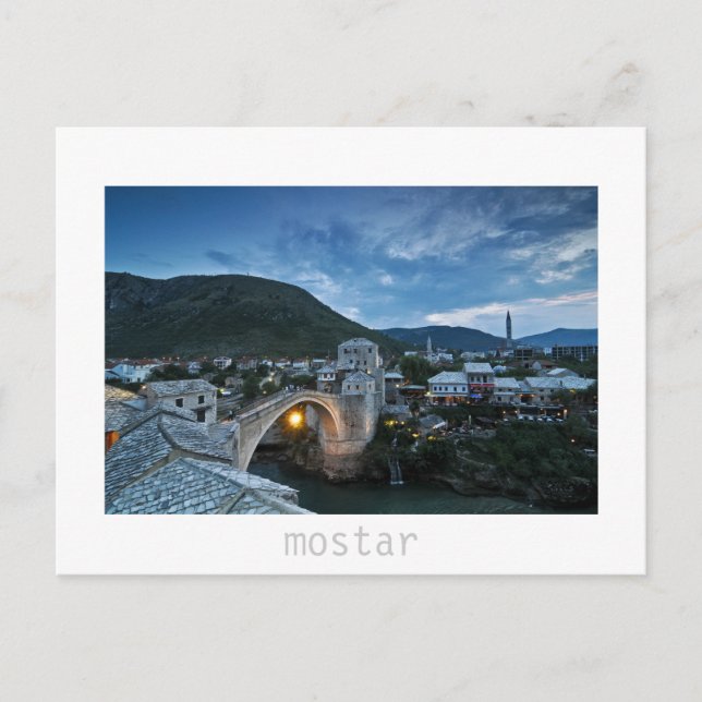 Mostar Postcard (Front)
