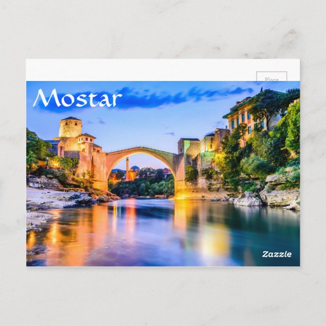 Mostar Postcard (Back)