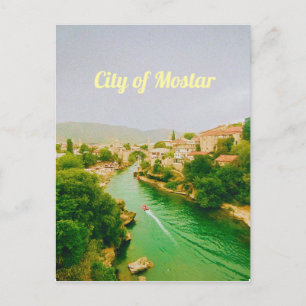 Mostar stad - Bosnien och Hercegovina Postcard