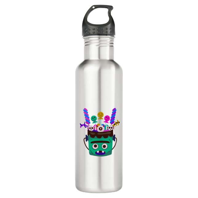 Moster Spooky Sweet Bucket  710 Ml Water Bottle (Front)