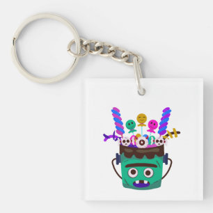Moster Spooky Sweet Bucket Tee Shirts Key Ring